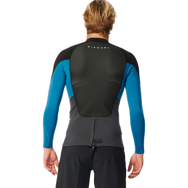 2023 Rip Curl Mens Omega 1 5mm Long Sleeve Wetsuit Jacket 112MWJ Blue